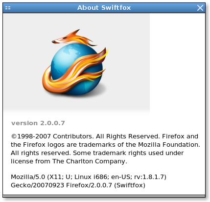 swiftfox-about